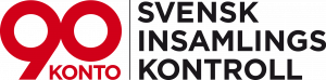 Vi har 90-konto och kontrolleras av Svensk Insamlingskontroll.