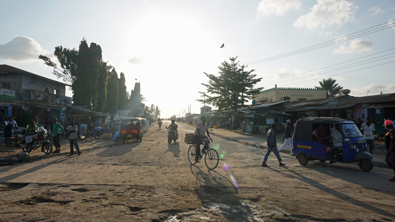 Street in Mombasa, Kenya