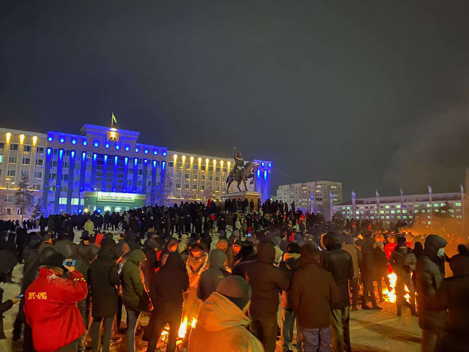 Protest kazakhstan Rare protests