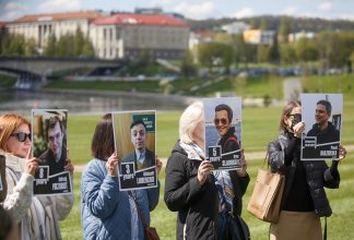 fängslade personposters i Belarus