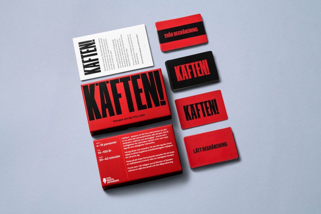 Spelet Käften! – Kampen om det fria ordet ligger på en neutral yta.